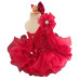 15 color available--Infant/toddler/baby/children/kids Girl's  Pageant evening/prom Dress/clothing  RED-G086